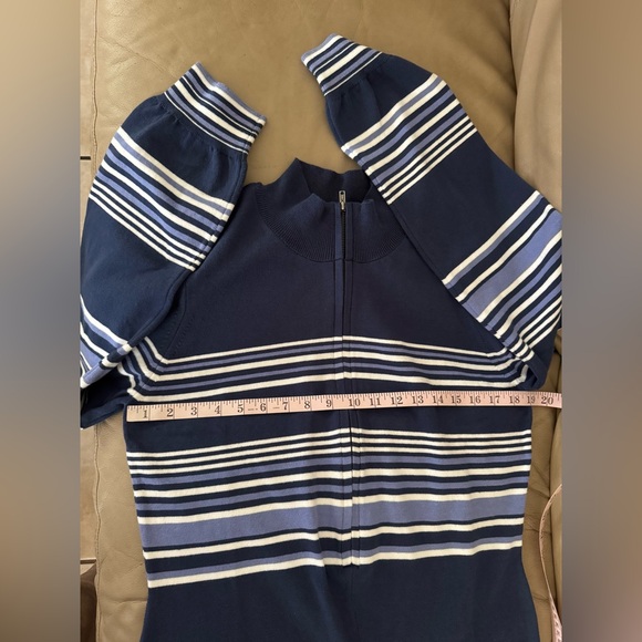 Free People Striped Navy and White Jumpsuit - Picture 13 of 16